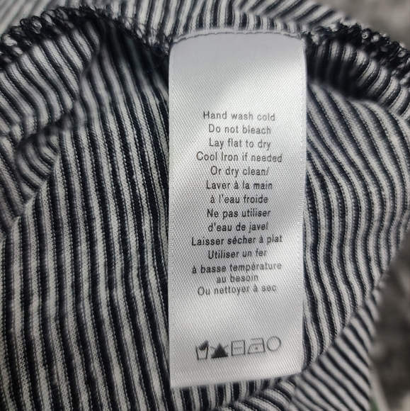 rag & bone Linen Blend Sleeveless Striped Thin Dress - Picture 6 of 11